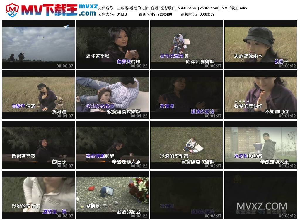 王瑞霞-遥远的记治_台语_流行歌曲_MA405156